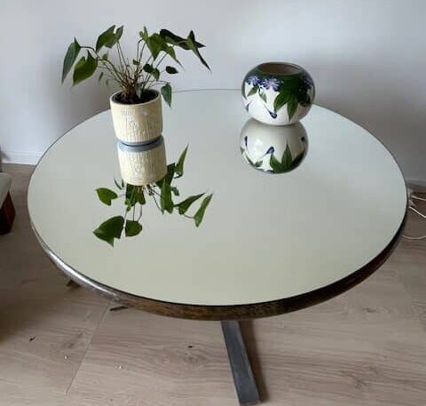 Plateau de table miroir 1